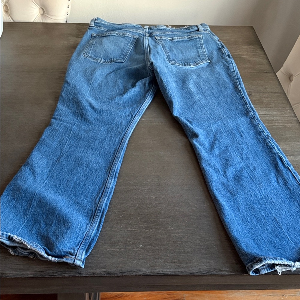 Abercrombie & Fitch 12S 70s Flare Blue Jeans Ultra High Rise - Picture 7 of 8